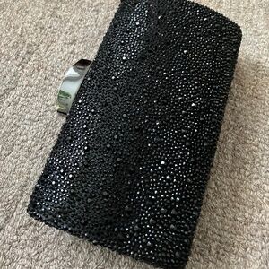 Black sequined clutchpurse